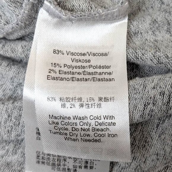 Donna Karan Active Grey Sleeveless Hoodie - Picture 8 of 9